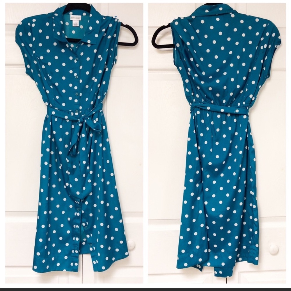Motherhood Maternity Teal Dress